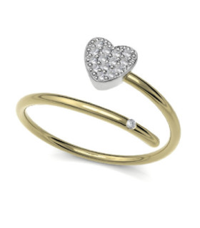 Yellow gold ring with Diamonds
