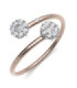 Rose gold ring with Diamonds