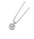 Colgante oro blanco y Diamantes