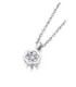 Colgante oro blanco y diamantes