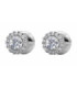 Pendientes oro blanco y Diamantes