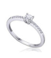 Anillo oro blanco y Diamante