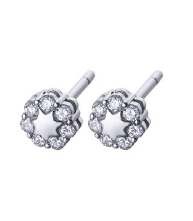 White gold earrings with Diamonds