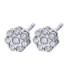 Pendientes oro blanco y Diamantes