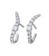 Pendientes  de  oro blanco y Diamantes