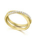 Yellow gold ring with Diamonds