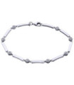 Pulsera oro blanco y Diamantes