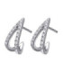 Pendientes  de  oro blanco y Diamantes