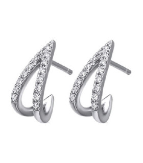 White gold earrings with Diamonds