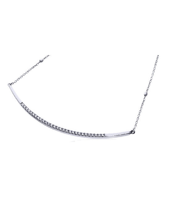 Colgante oro blanco y Diamantes