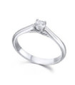 Anillo oro blanco y Diamante