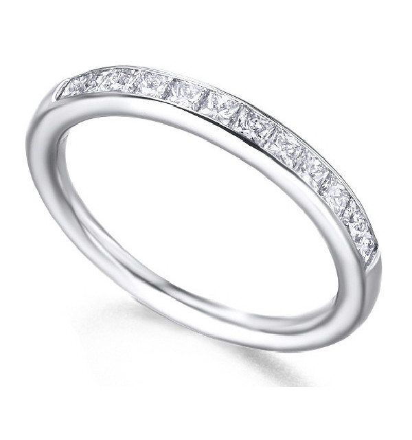 Anillo oro blanco y Diamantes