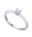 Anillo oro blanco y Diamante