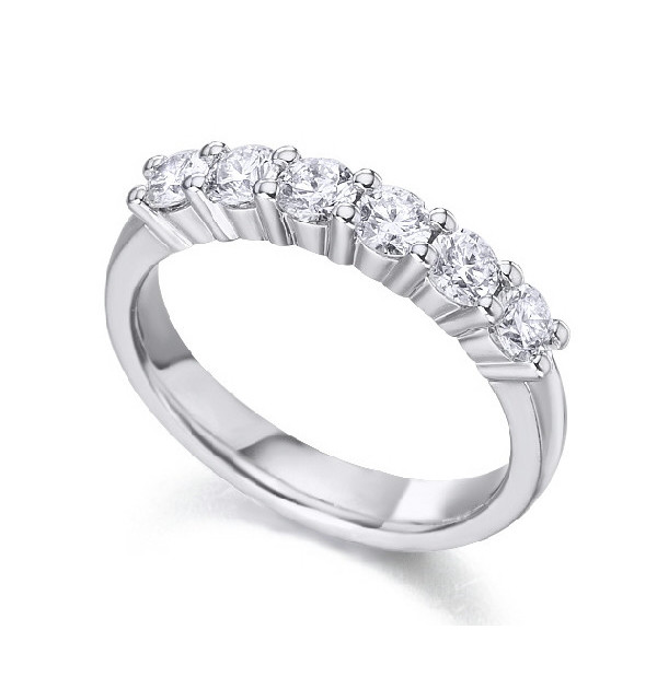 Alianza oro blanco y Diamantes