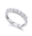 Alianza oro blanco y Diamantes