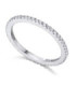 White gold  band with Diamonds