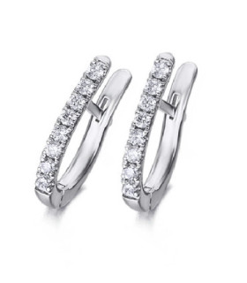 White gold earrings with Diamonds