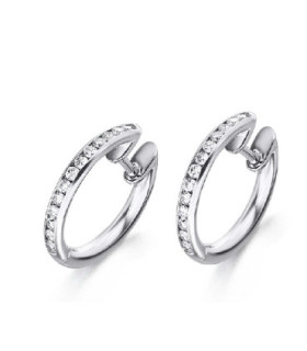 White gold earrings with Diamonds