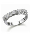 White gold band with Diamonds