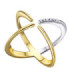 White and yellow gold ring with Diamonds