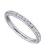 White gold band with Diamonds