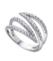 Anillo oro blanco y Diamantes