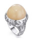 White gold ring with Moonstone and Diamonds