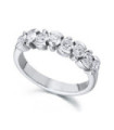 Alianza oro blanco y Diamantes