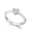 Anillo oro blanco y Diamantes