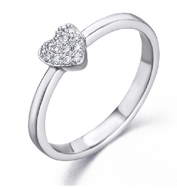 Anillo oro blanco y Diamantes