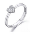 Anillo oro blanco y Diamantes