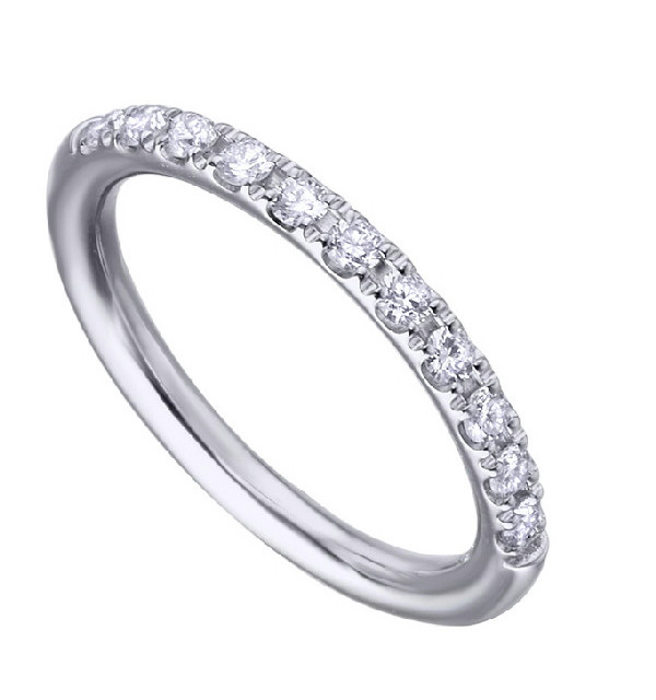 Anillo oro blanco y Diamantes