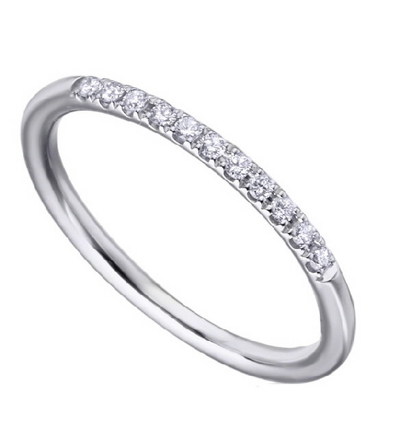 Anillo oro blanco y Diamantes