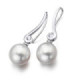 White gold earrings with Australian Pearls and Diamonds.