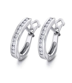 White gold earrings with Diamonds