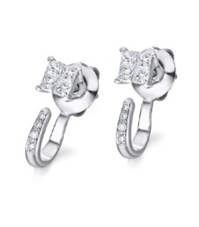 White gold earrings with Diamonds