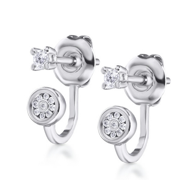 White gold earrings with Diamonds