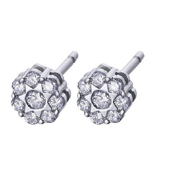 White gold earrings with Diamonds