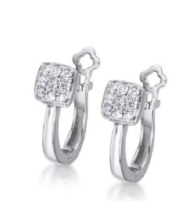 White gold earrings with Diamonds