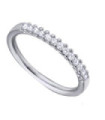 White gold band with Diamonds