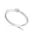 White ring gold with a Diamond