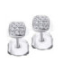 Pendientes oro blanco y Diamantes