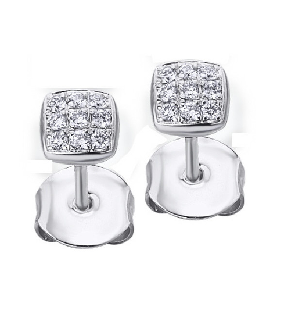 White gold earrings with Diamonds