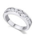 White gold ring with diamonds 0,84 cts