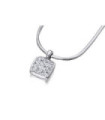 Colgante oro blanco y Diamantes