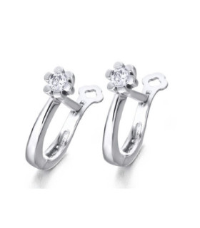 White gold earrings with Diamonds