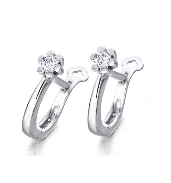 White gold earrings with Diamonds