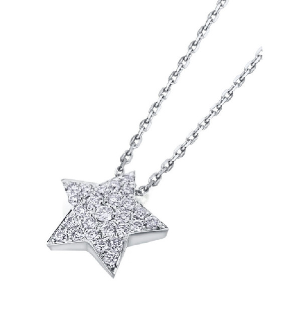 White gold pendant with Diamonds