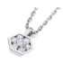 Colgante oro blanco y Diamantes