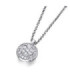 White  gold pendant with  Diamonds